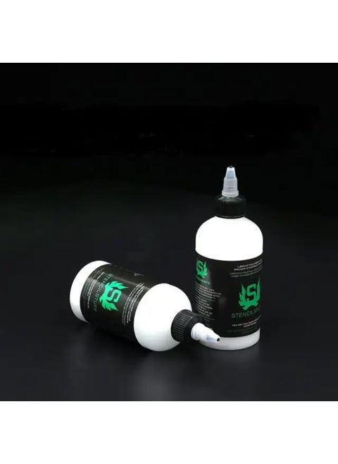 Stencil Stuff Transfer Solution 240ml – Professional-Grade Stencil Application Fluid for Clean, Precise Transfers – Leakproof Bottle with Dispensing Tip – Ideal for Tattoo & Art Stencils