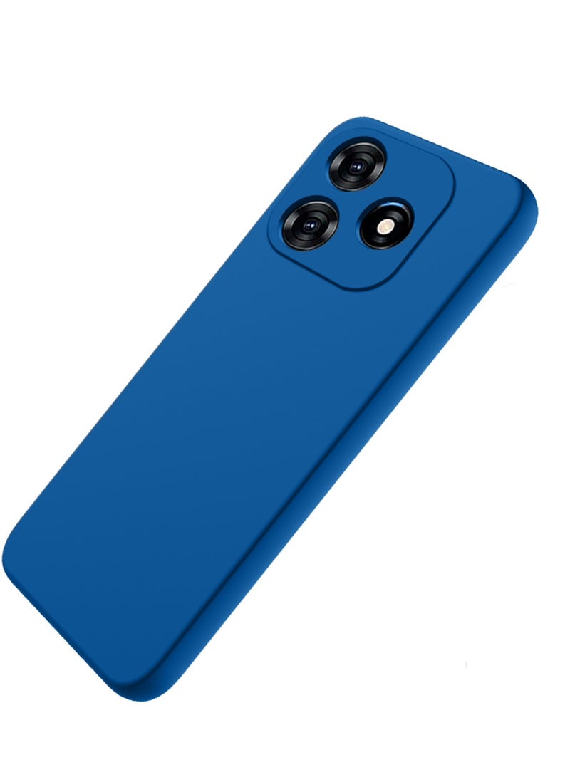 Wtech Xiaomi Redmi Note 14 5G 2024 Premium Soft Liquid Silicone Case Cover - Navy Blue - Image 4