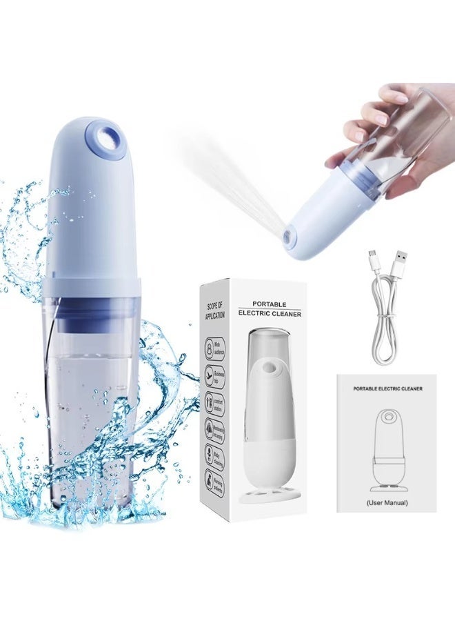 Ump Electric Portable Bidet Handheld Personal Shattaf Sprayer, Travel Toilet Hygiene Washer Device for Outdoor, Three Modes,11 Nozzle Gentle Spray, Baby Cleansing and Postpartum Care - Image 1
