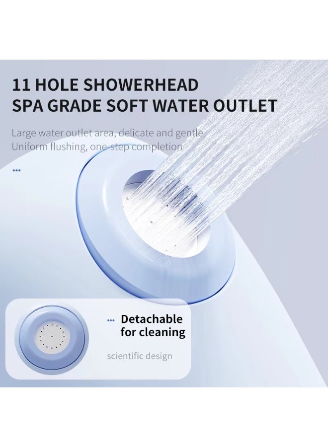 Ump Electric Portable Bidet Handheld Personal Shattaf Sprayer, Travel Toilet Hygiene Washer Device for Outdoor, Three Modes,11 Nozzle Gentle Spray, Baby Cleansing and Postpartum Care - Image 5