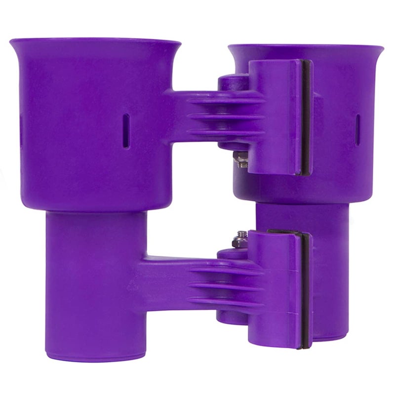 ROBOCUP, (Purple EZ-Spring), Best Cup Holder for Drinks, Fishing Rod/Pole, Boat, Beach Chair, Golf Cart, Wheelchair, Walker, Drum Sticks, Microphone Stand - Image 4