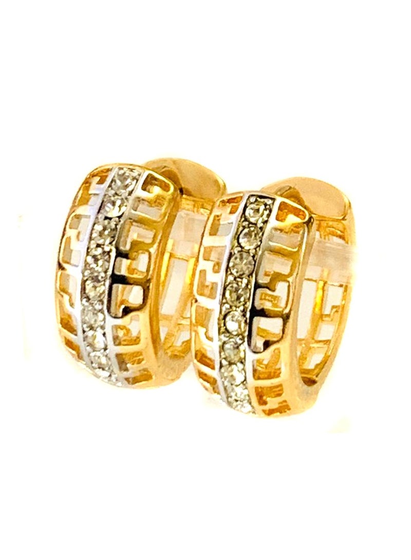 اكس بي اقراط نسائية دهبية - Image 1