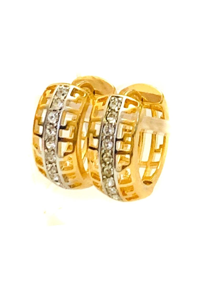 اكس بي اقراط نسائية دهبية - Image 2