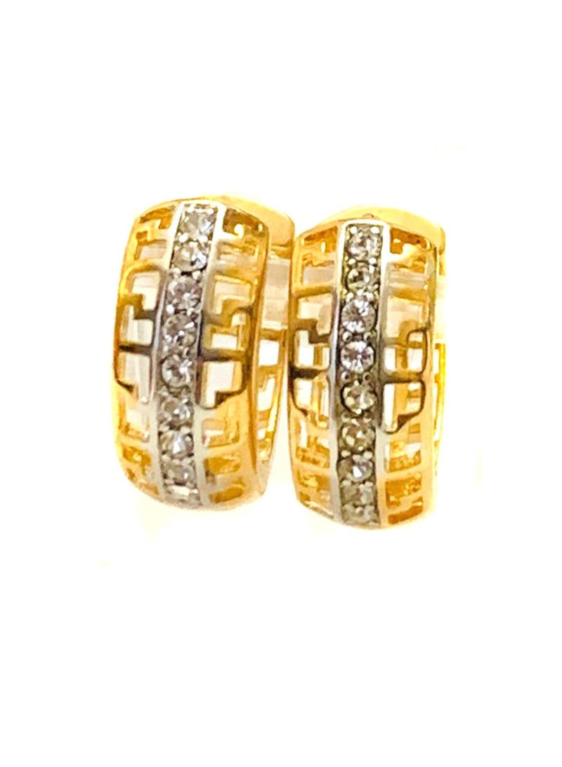 اكس بي اقراط نسائية دهبية - Image 3