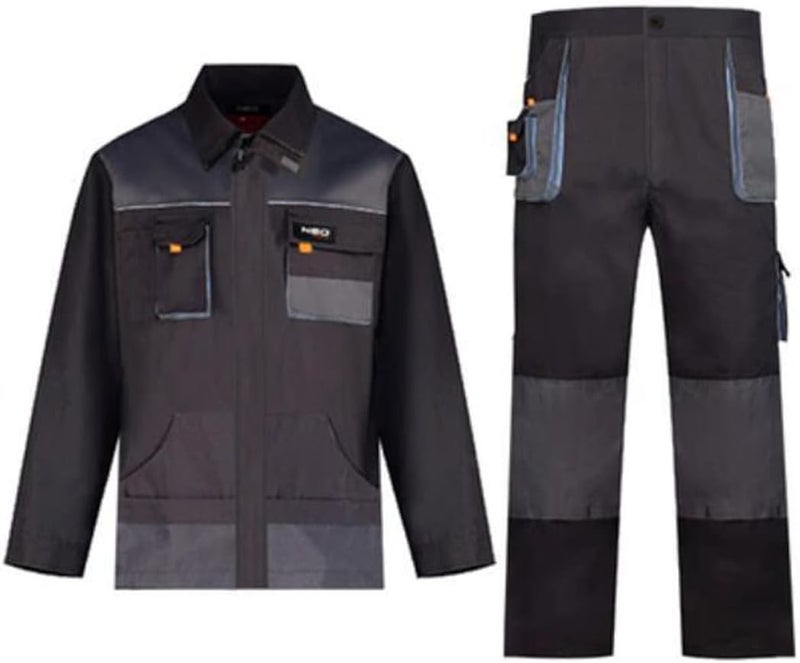 Welding Suits Working Bib With Pocket, Safety Work Wear For Men, Protective Welding Overalls - Image 1