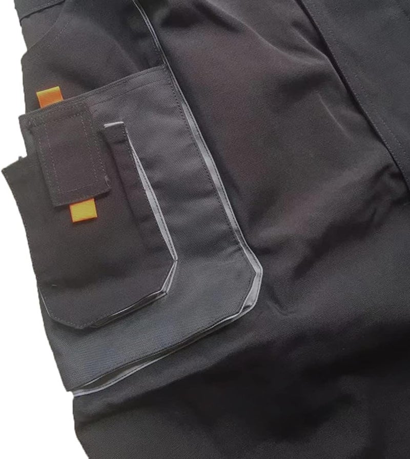 Welding Suits Working Bib With Pocket, Safety Work Wear For Men, Protective Welding Overalls - Image 4