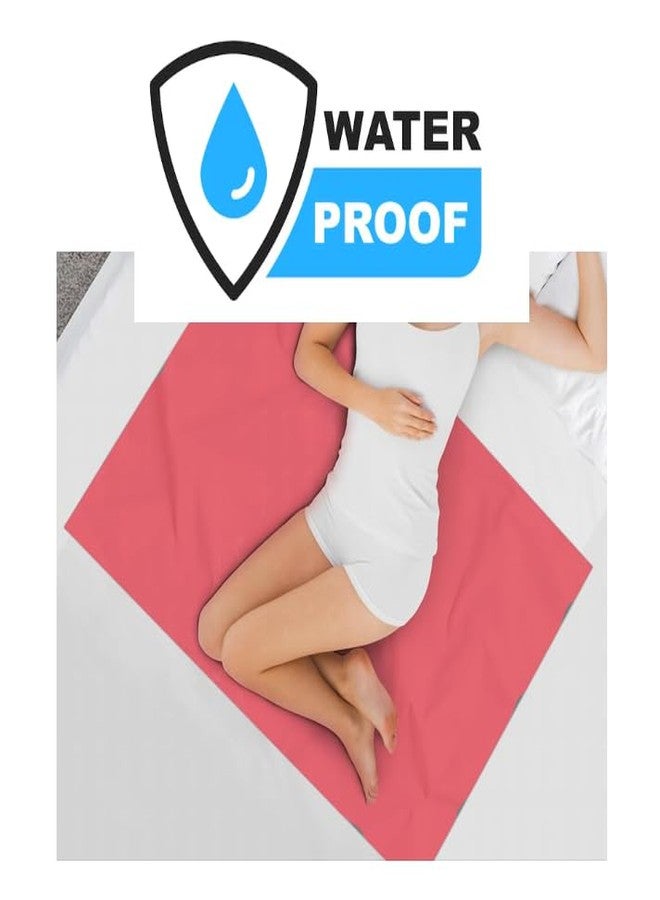 Stargaze Mackintosh Waterproof Rubber Bed Sheet - Reusable Dry Oilcloth Protector for Adults & Babies (Bedwetting) | Bed Protector Mat for Hospital & Home Use Momjama (1 Meter (39X36 Inches)) - Image 4