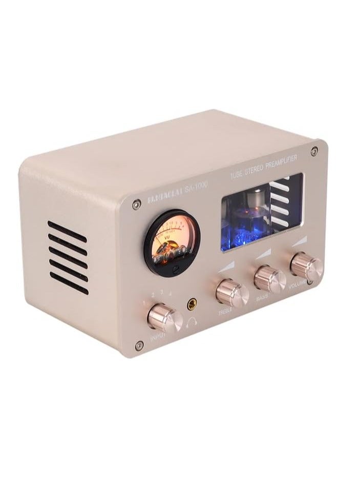 مضخم صوت أنبوبي 6H3N، مضخم صوت Hifi بدون فقدان التبديل للمرحلة الأمامية، مكبر صوت مكبر صوت Bile Buffer، مضخم طاقة لسماعات الرأس بقناتين، (قطعة واحدة، بيج) - Image 1