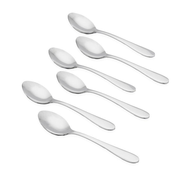 Kishco Windsor Stainless Steel Tea Spoon Set - Pack of 6 - Image 1
