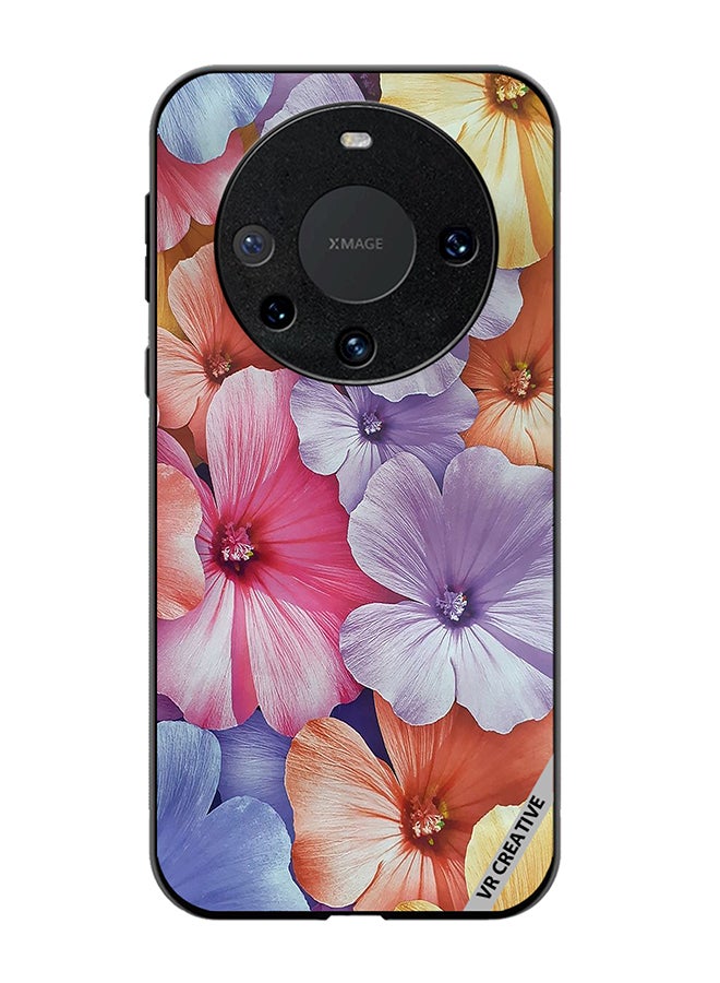 VR CREATIVE Protective Case Cover For Huawei Mate 60 Pro Flower Design Multicolour - Image 1