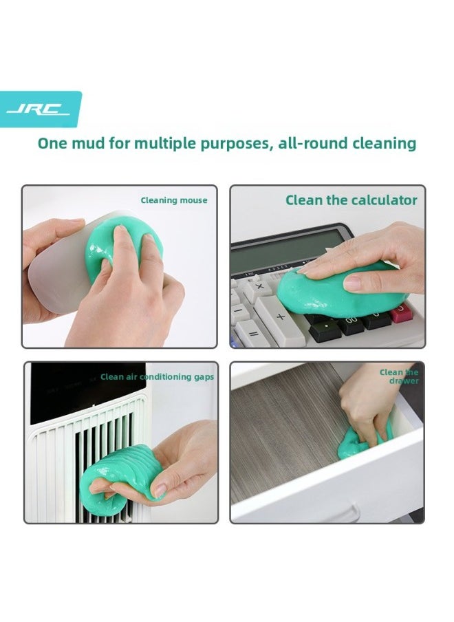 JRC Mechanical Keyboard Cleaning Mud Computer Cleaning Soft Glue Car Air Conditioning Port Dead Angle Sterilization Non-stick Hand Cleaning Mud-Color:Sky Blue