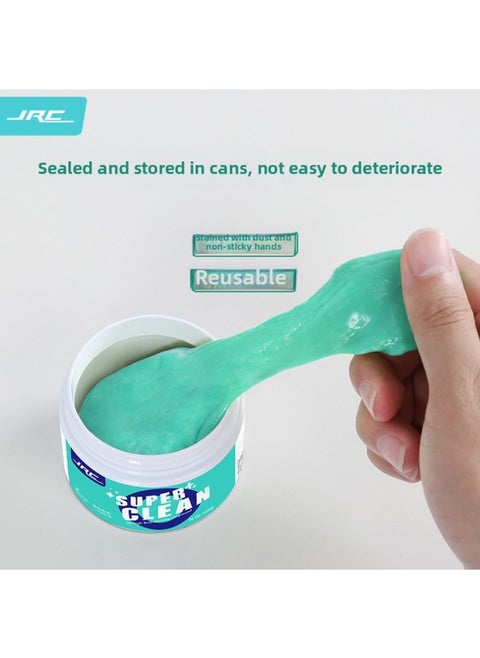 JRC Mechanical Keyboard Cleaning Mud Computer Cleaning Soft Glue Car Air Conditioning Port Dead Angle Sterilization Non-stick Hand Cleaning Mud-Color:Sky Blue