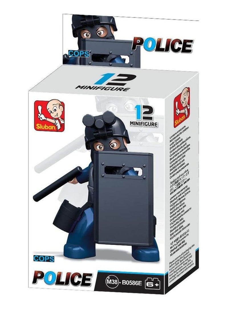 Sluban - Sluban - Cop Action Model Mini Figure 5 - M38-B0586E - Image 1