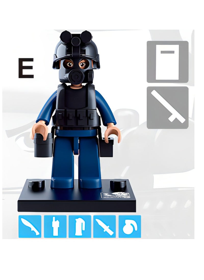 Sluban - Sluban - Cop Action Model Mini Figure 5 - M38-B0586E - Image 1