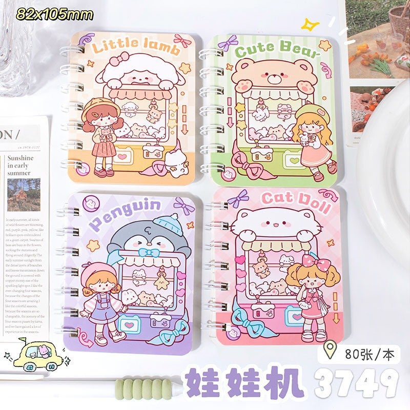 Flower Series A7 Notebook – 80 Pages Portable Student Learning Supplies - Image 1