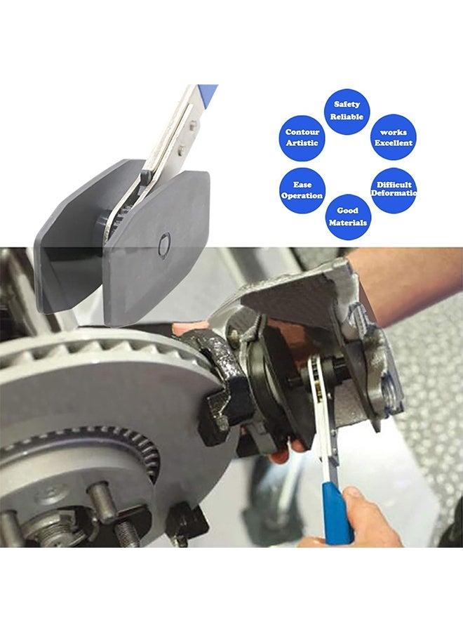 ARCHAEOPTERYX Brake Tools, Brake Caliper Tool, 4 in 1 Universal Disc Brake Caliper Compression Tool, Caliper Piston Compressor Tool with 2 Brake Caliper Hooks, Brake Caliper Press for Car Brake Repair Installation  - Image 5