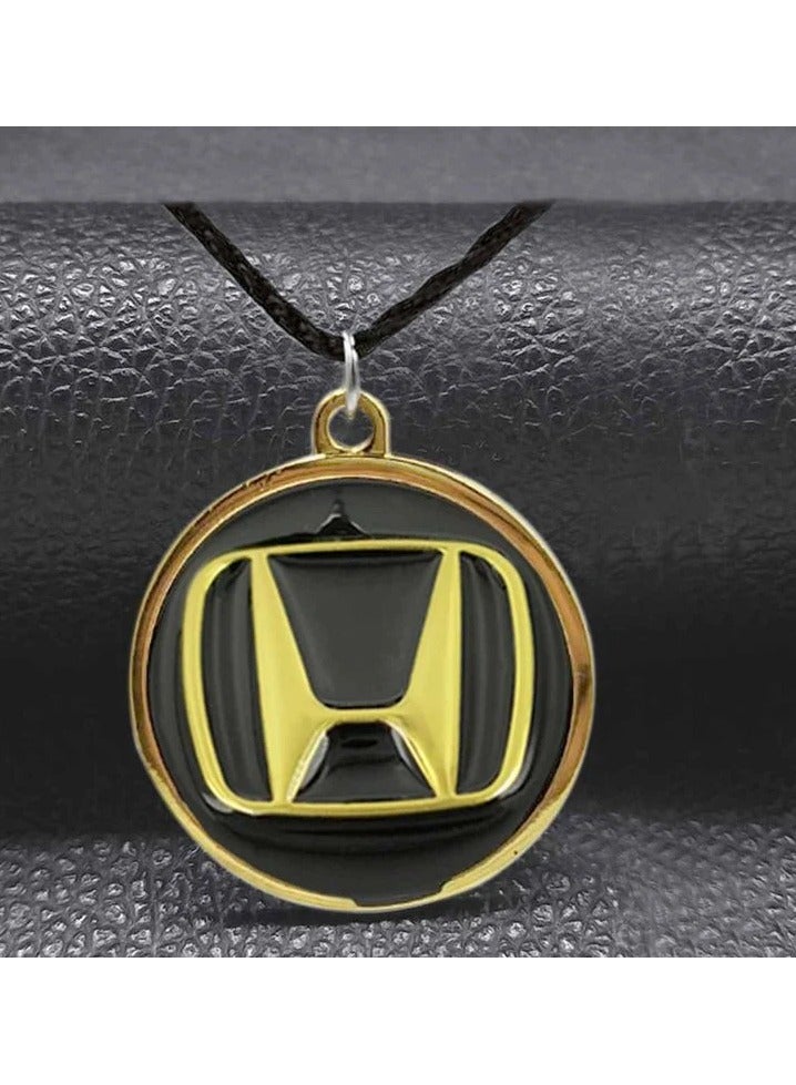 HONDA  Car Emblem Car Mirror Hanging Pendant Metal Mini Car Decoration Chain With HONDA  1 Pcs - Image 2