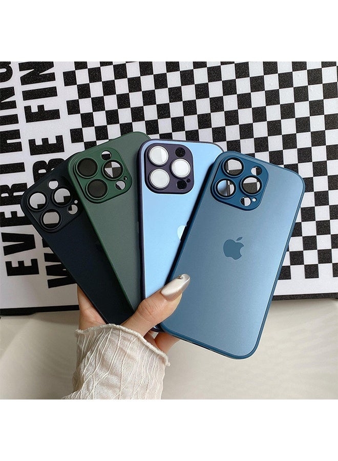 متوافق مع غطاء iPhone 14 Pro Max، غطاء هاتف محمي ومقاوم للصدمات مع حماية كاملة للكاميرا - أخضر داكن - Image 3