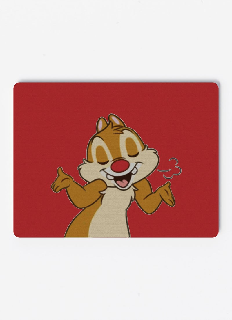 LOUD UNIVERSE Rectangular Desk Mouse Pad Funny Smiling Chip And Dale Non-Slip Rubber Base Mouse Pad - Image 1