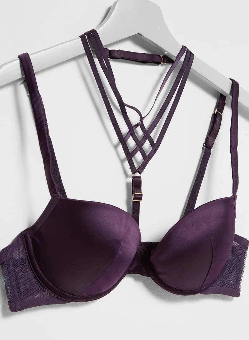 Ann Summers Lace Detail Plunge Bra