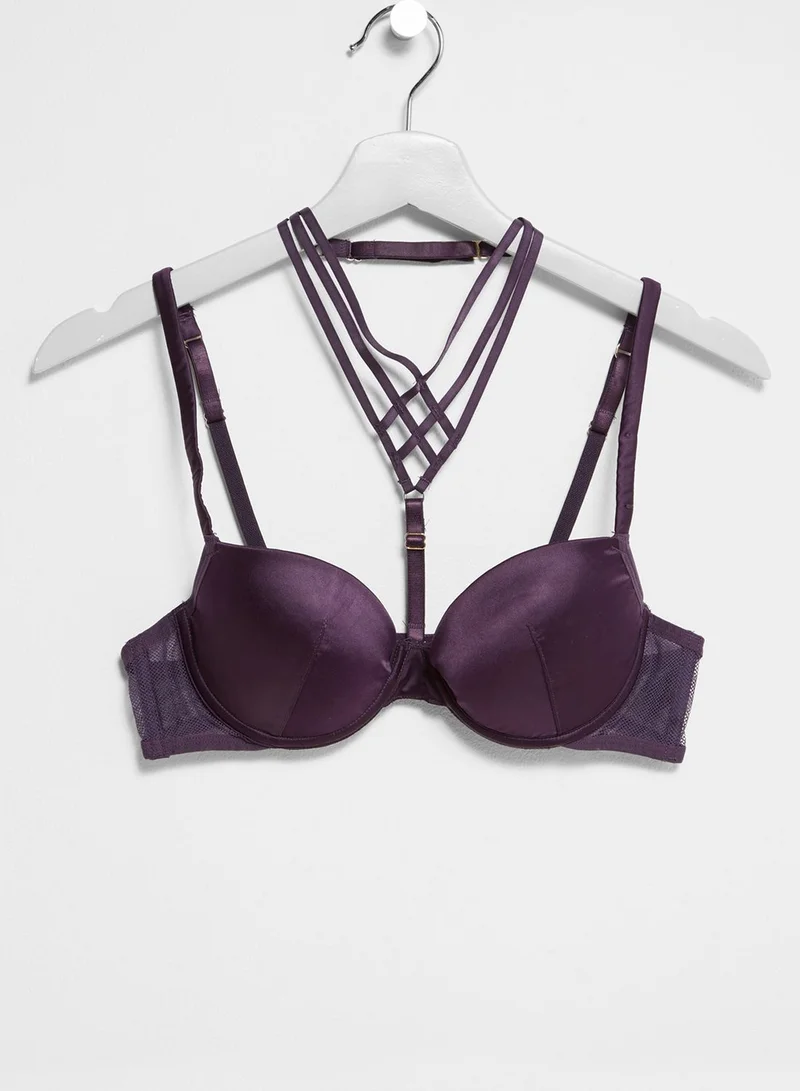 Ann Summers Lace Detail Plunge Bra