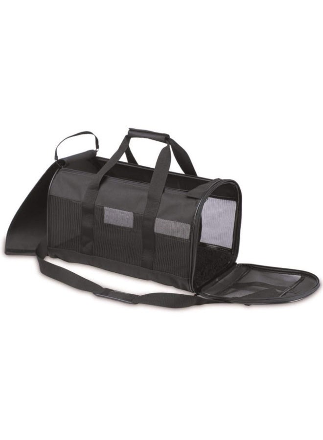 Petmate Soft-Sided Kennel Cab Pet Carrier, Black, Up To 15 Lbs - Image 1