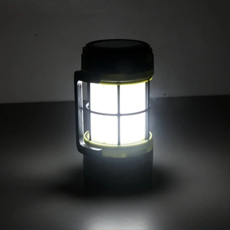 caddeoutlet RC-910 Solar Powered Solar Lighting Camping Tent Lamp Rechargeable Bulb LED Rechargeable Flashlight Searchlight 89794