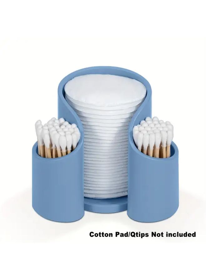 Bathroom Organizer With Sakura Pink Floss Dispenser And Compartments For Makeup Swabs - Image 5