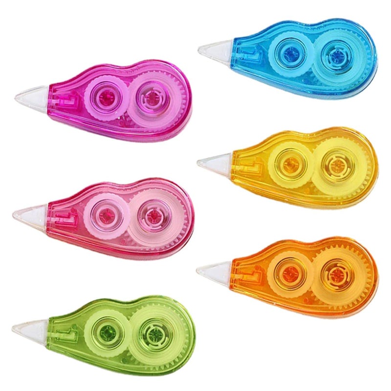 Candy Colors 6pcs Correction Tape Set 72m Portable Adhesive Writing Corrector for School Office - Image 2