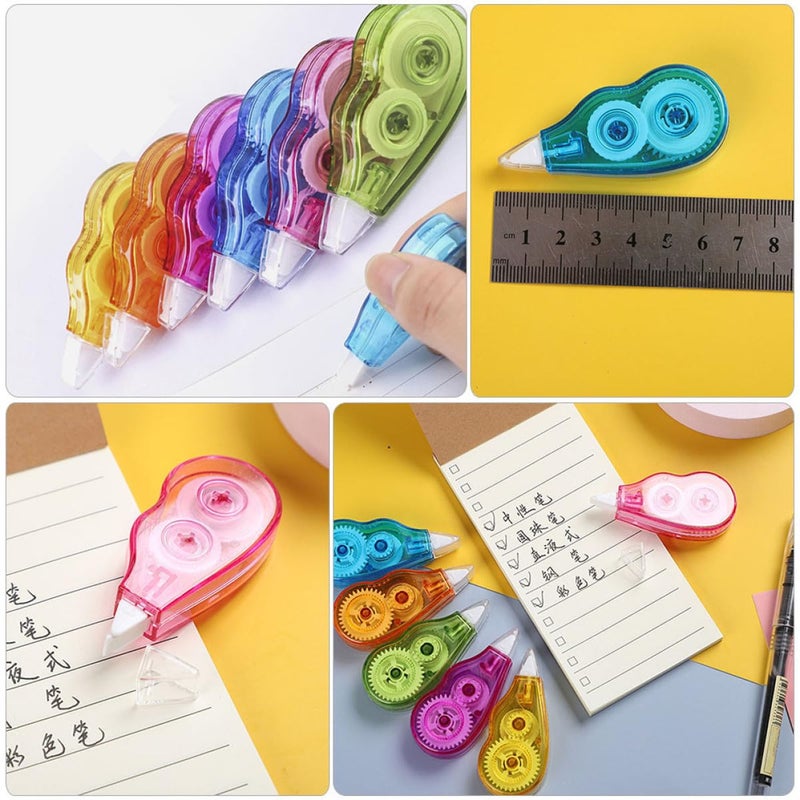 Candy Colors 6pcs Correction Tape Set 72m Portable Adhesive Writing Corrector for School Office - Image 5