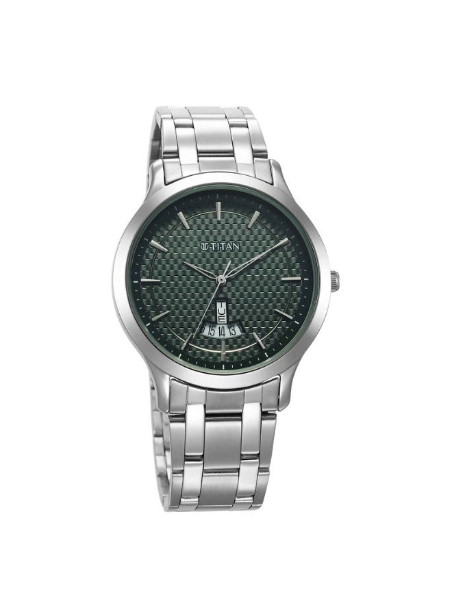 TITAN 1825SM11 Gents Watch – Stainless Steel Case, Refined Dial, Comfortable Strap for Everyday & Formal Wear - Image 2