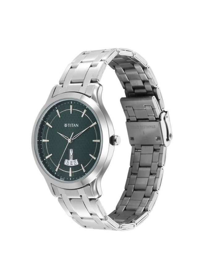 TITAN 1825SM11 Gents Watch – Stainless Steel Case, Refined Dial, Comfortable Strap for Everyday & Formal Wear - Image 3
