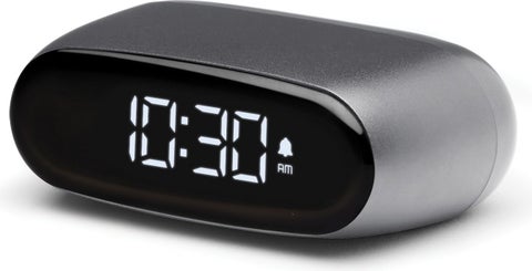 Minut Alarm Clock Metallic Gray