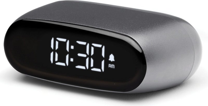 Minut Alarm Clock Metallic Gray