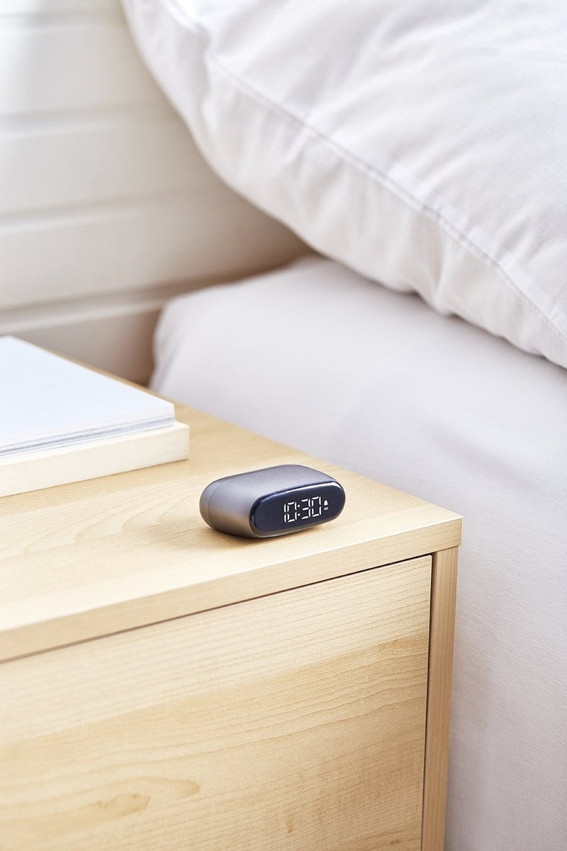 Minut Alarm Clock Metallic Gray