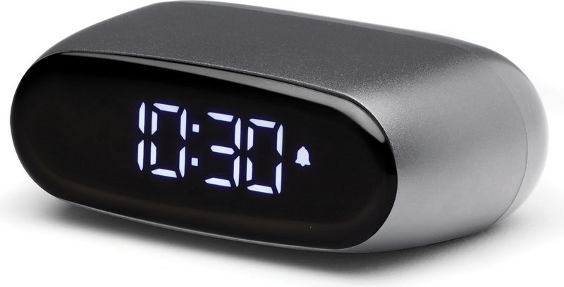 Minut Alarm Clock Metallic Gray