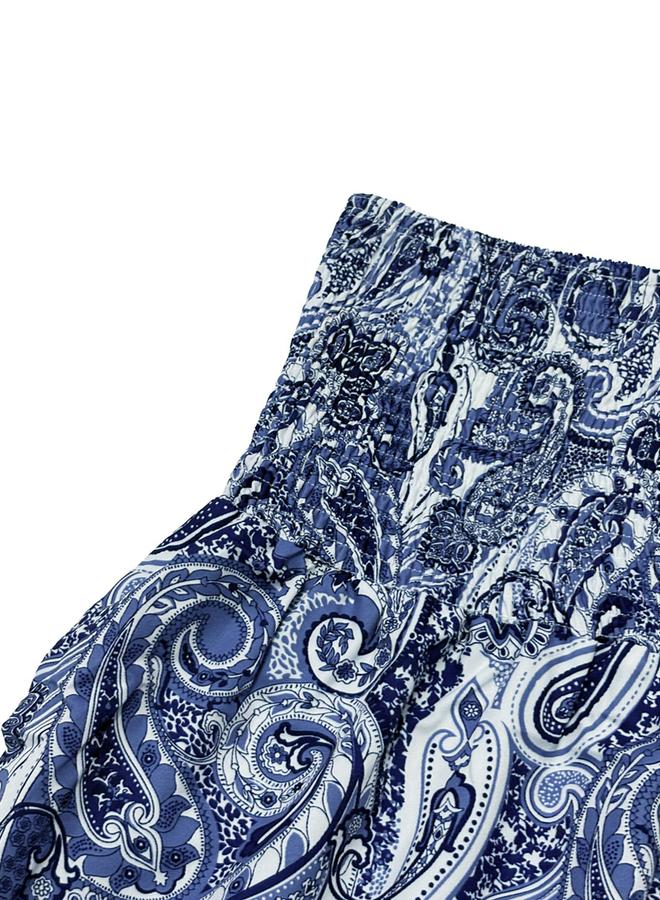 Take Two Women Blue Paisley Maxi Skirt - Image 5
