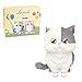Larcele Micro Building Blocks Set DIY Mini Building Toy Bricks for Age Over 12 Years 1412 Pieces KLJM05 Munchkin CatGrey - Image 2