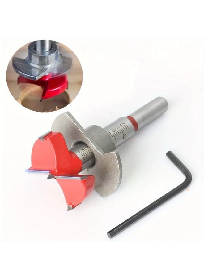 Woodworking Hinge Hole Drill Bit 35mm Door Cabinet Positioning Kit With Door Opener - Image 3