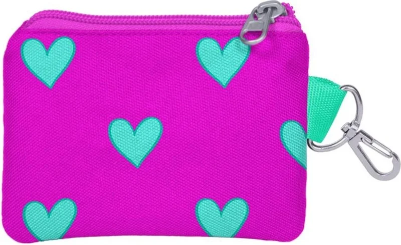 CORAL HIGH Kids Pink Heart Patterned Coin Purse 21727