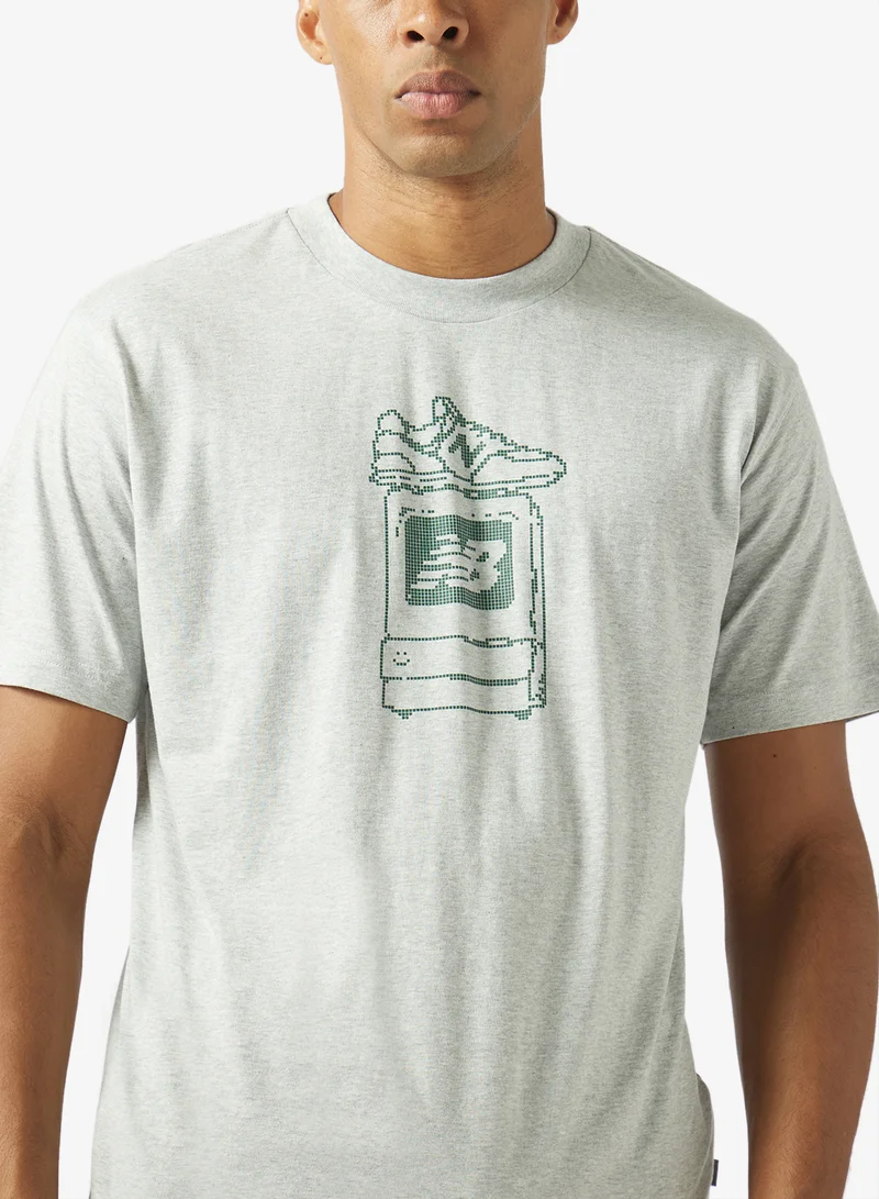 New Balance ATHLETIC GREY (AG) Digitally Remastered Tv Graphic T-Shirt for Men | Best Price UAE