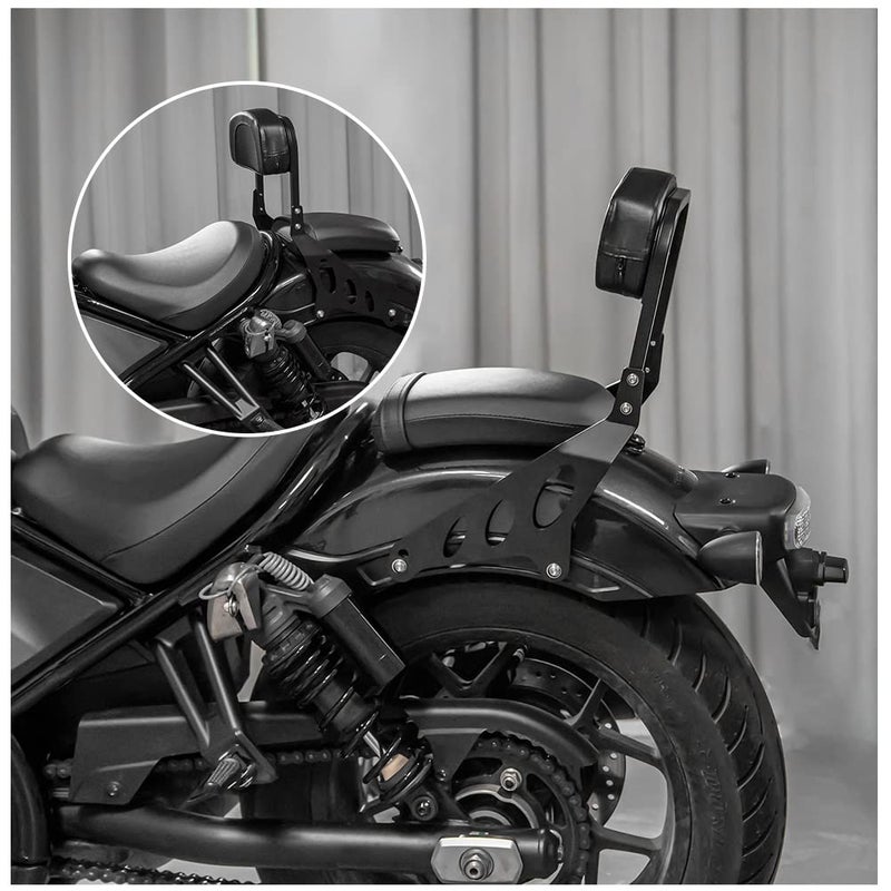 Motorcycle Accessories Rebel CMX1100 CM1100 2124 Rear Passenger Backrest Back Rest Cushion Seat Pad Detachable Sissy Bar Sissybar Adapter for CM 1100 CMX 2021 2022 2023 2024