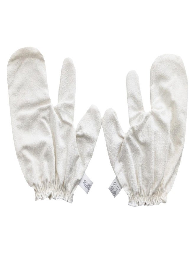 PJxtal Garshana Gloves Raw Gloves for Ayurvedic, Cellulite Reduction & Dry Brushing - 100% Pure Garshana Gloves with Elastic Wrist Bands for Ayurvedic (2pcs) - Image 1