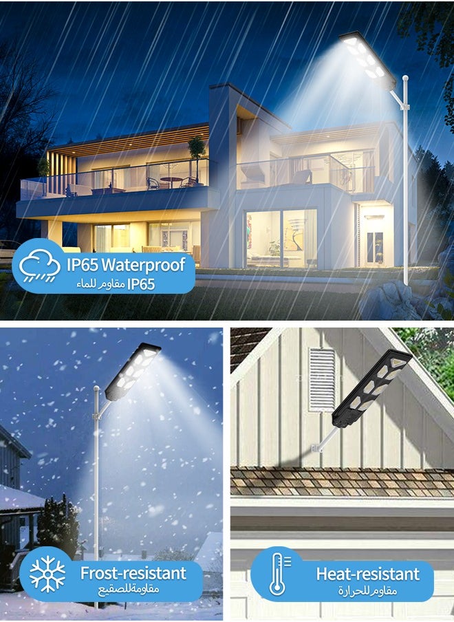 Sumkyle - 700W Outdoor LED Solar Street Light with Motion Sensor,Waterproof IP65 Floodlight with Remote Control,Solar Light for Patio, Yard, Garage - Image 1
