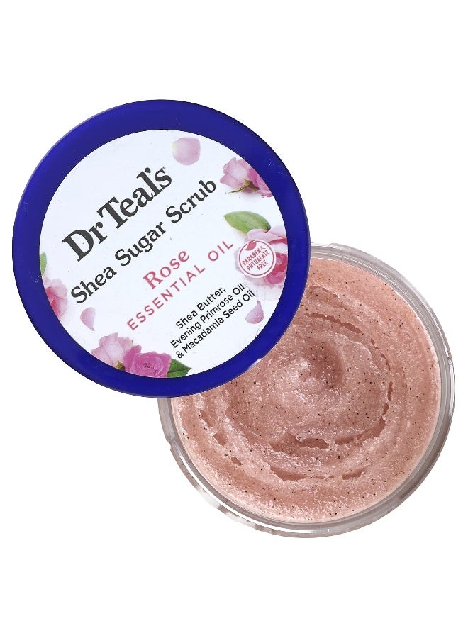 Dr. Teals Dr. Teal's, Shea Sugar Scrub, Rose Essential Oil, 19 oz (538 g) - Image 3