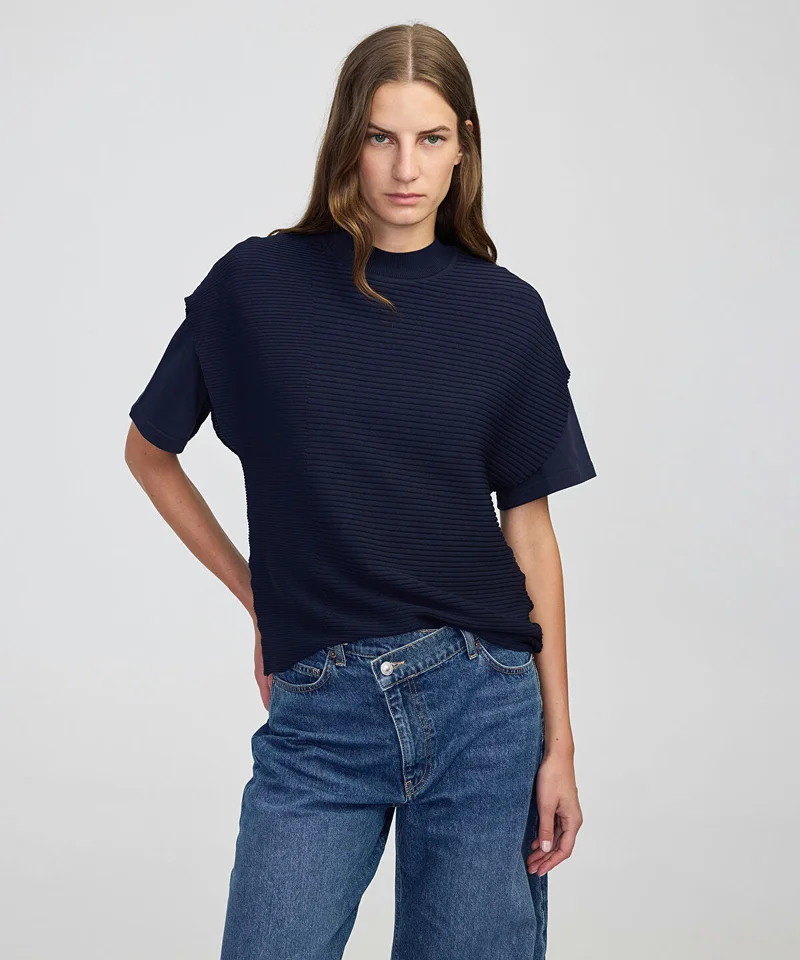 ابيكول Two-Piece Knit Top