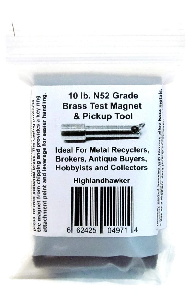 Highlandhawker Rare Earth N52 Neodymium Keychain Gold & Silver Jewelry Test Magnet - Image 5