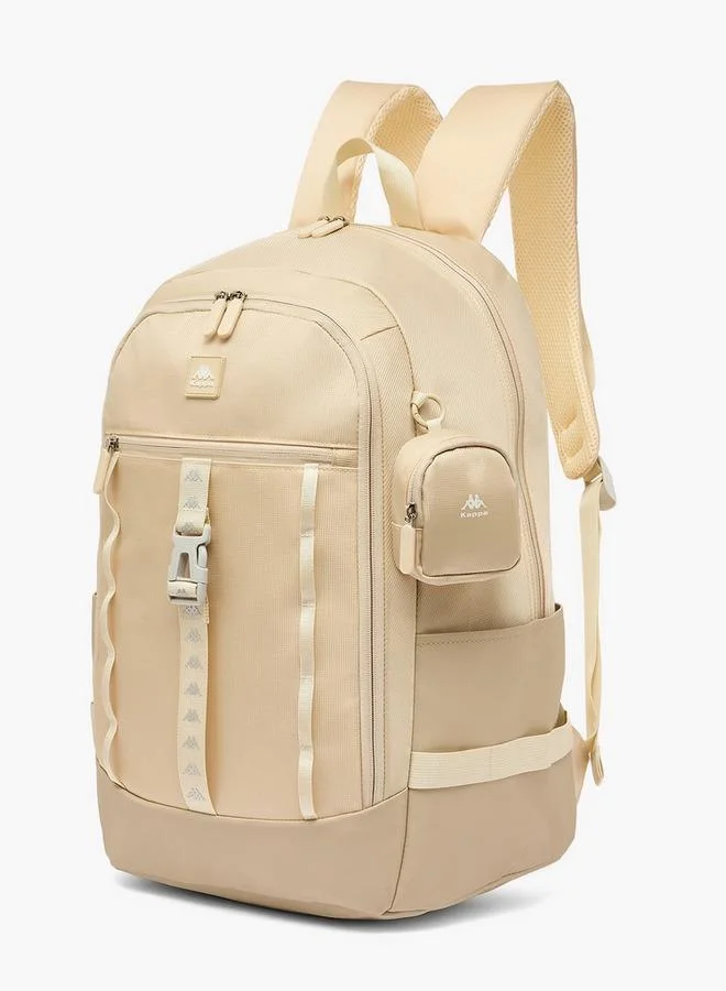 Kappa CREAM Solid Backpack For Kids 8-13 Years With Coin Pouch  | Best Price UAE