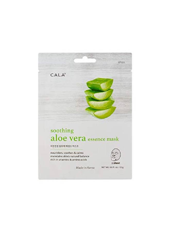 CALA Aloe Vera Essence Facial Mask Sheets 5 Count 5 Count - Image 1