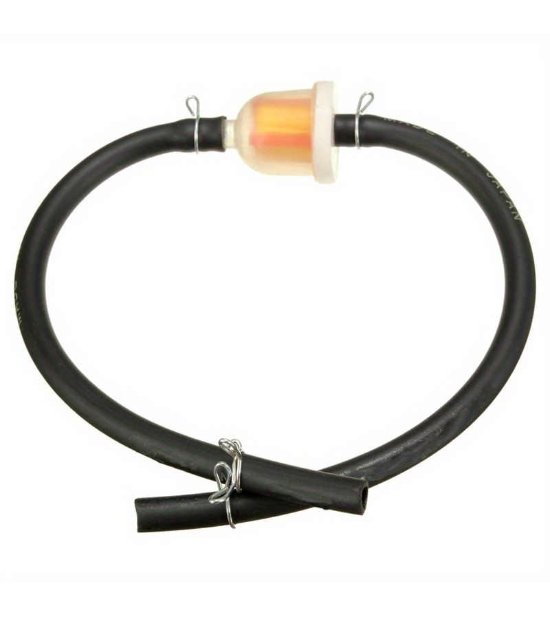 Petrol Inline Fuel Gas Filter 1pc with Hose Oil Cup For ATV Dirt Bike - Image 1